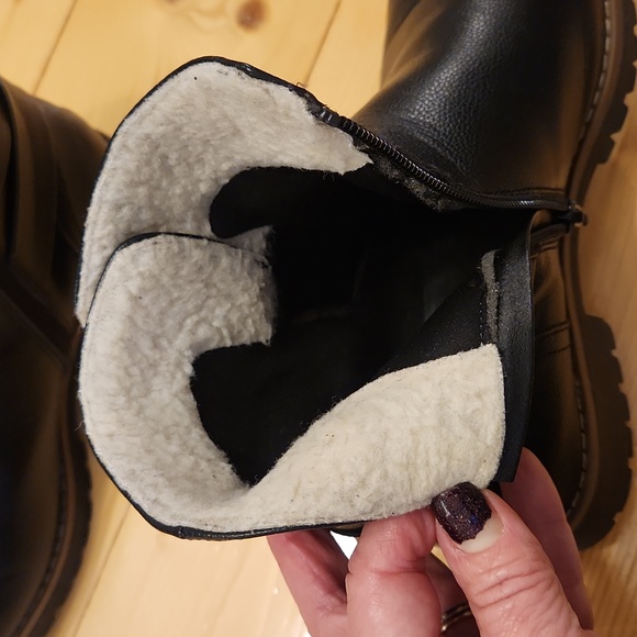 Nautica Women's Ensign Ankle Winter Boot Black Zipper Faux Sherpa Lining 7.5 - Picture 14 of 14